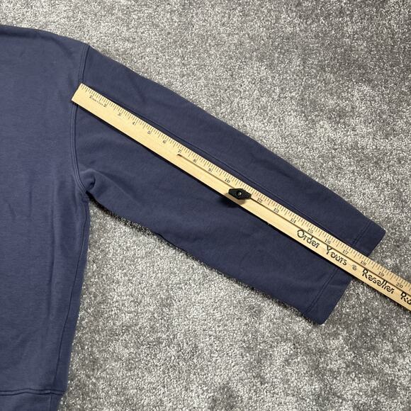 Columbia Sweatshirt Womens XXL 1/4 Zip Pullover Pocket Blue Outdoors - Picture 13 of 15